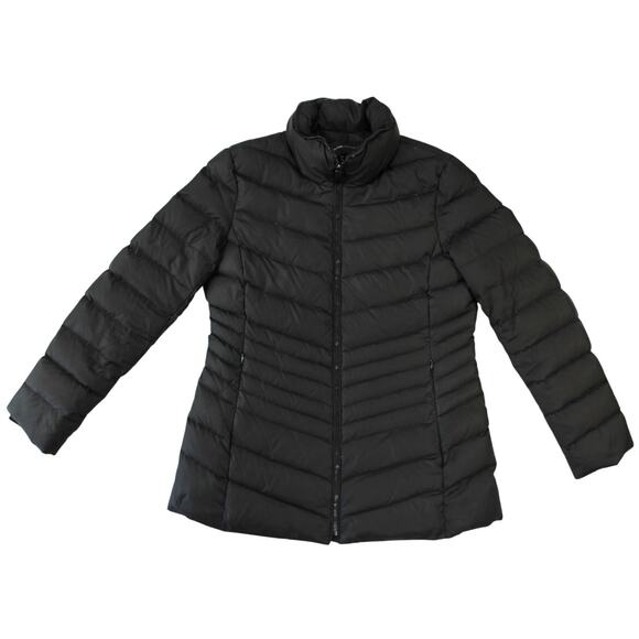 Marc New York Andrew Marc Down Puffer Jacket Black Women’s M Zip Quilted - Picture 1 of 12